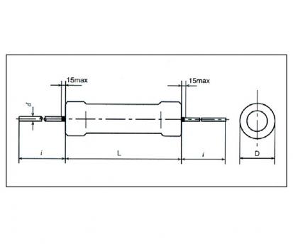 RF10被漆线绕熔断电阻器